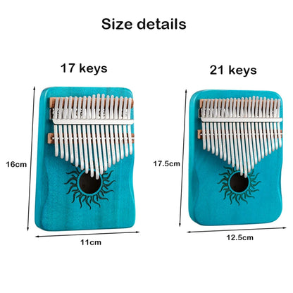 Hluru Kalimba 17 21 Key Kalimba Finger Piano Solid Maple Wood Kalimba Thumb Piano Keyboard Musical Instrument Mbira for Beginner